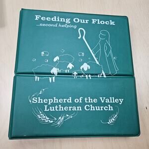 Vtg 1991 Feeding Our Flock Church Cookbook Shepherd of Valley Lutheran MN